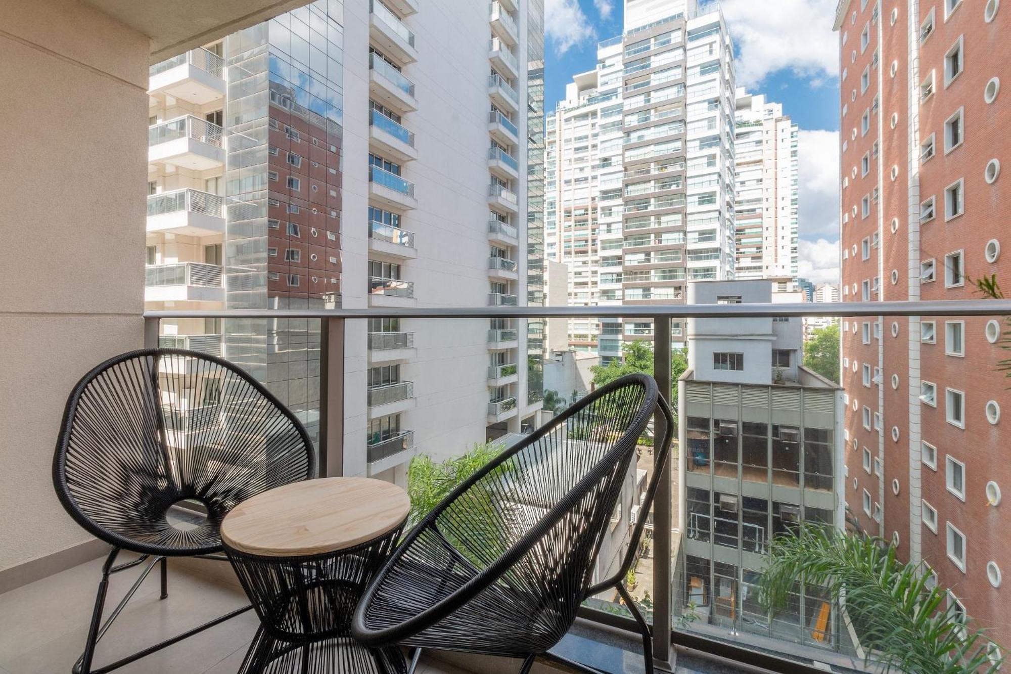 סאו פאולו Belint Bela Cintra: A 5 Minutos Da Paulista Com Piscina No Rooftop מראה חיצוני תמונה